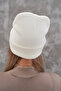 Unisex Beanie Beret with Love Logo (Innocence) - Cream - 6