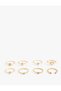 Stone Ring Set of 8