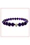 Purple Quartz Natural Stone Men's Bracelet - 2