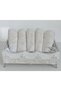 Footed Velvet Guipure Pearl Towel Holder and 5 Pieces of 30*50 cm Cotton Guipure Towels Gift - 5
