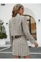 New Season Women's Mini Skirt Jacket Stylish Set - 5
