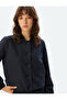 Jacket with Round Collar, Buttons, Long Sleeves, Pocket Detail, Lined