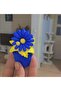 Aster Chrysanthemum Flower Silicone Mold with Ladybugs in Pot K-768, Scented Stone Soap Plaster Candle Mold - 5