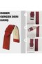 R4138S Leather Strap - Claret Red - 24mm - 3