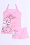 Girl's Rabbit Printed Rope Suspender Shorts Set Set of 6 - 5
