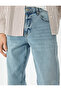 Vintage Straight Loose Jean Trousers Pocket Detailed Cotton - 5