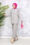 Zippered Double Suit - Gray 3344 - 5