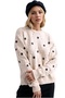Women's Snowflake Embroidered Standard Size Sweater