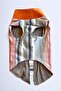 Stripe Orange Water Repellent Dog Raincoat - 7