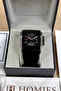 Multifunction Black Men's Wristwatch 3 Atm Waterproof Leather Strap Hme2043C2 - 5
