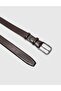 حزام سيرسيس للرجال - بني، جلد أصلي مفتوح - 3
