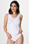 Breast Belly Tightening Seamless Silky Knitted Corset Tank Top - 2