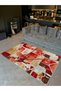 Barcelona Collection Multicolored Abstract Patterned Modern Decorative Carpet Barcelona45
