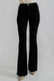 Ganikus women's black high-waisted flare comfort lycra denim jeans - 3