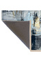 Barcelona Collection Black Gray Themed Abstract Patterned Woven Base Modern Decorative Carpet Barcelona48 - 4