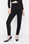 Black 90's High-Waist Stretch Fabric Mom Jeans Denim Trousers