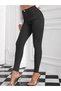 Women's Black High Waist Skinny Leg Recovery Skinny Jeans Jeans - 4