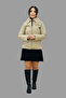 Fur Collar Faux Leather Coat 7107-24K - 5