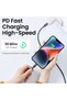 كابل USB-C إلى Lightning سيليكون بطول 1 متر - أسود - 3