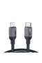 كابل USB-C إلى Lightning سيليكون بطول 1 متر - أسود - 7