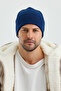 Men's Light Navy Blue Thermal 100% Cotton Soft 2 Style in 1 Beret Premium Cuts Series - 6