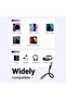 كابل Lightning Connector Jack 3.0 من الألومنيوم المضفر 10 سم - أسود - 6