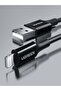 كابل شحن ومزامنة بيانات USB إلى Lightning بطول 2 متر - أسود - 4