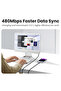 كابل Lightning إلى USB من الألومنيوم مع سلك مضفر بطول 2 متر - أسود - 6