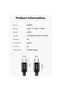 كابل USB 2.0 Type-C ذكر إلى ذكر 5A 2 متر - أبيض