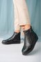 Genuine Leather Full Orthopedic Special Sole Thermo Rubber Water and Cold Resistant Mother Boots - 8