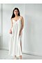 Tasarım June Strap Slit Dress Women White - 8