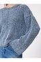 Knitwear Sweater Wide Long Sleeve Crew Neck Textured - 5