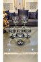 Bohemıa Crystal Titanium Silver Coffee Side Water Glass 250 Cc - 2