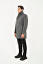 Men's Cashmere Thick Coat Overcoat Standard Fit with Rib Collar - 3