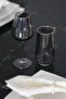 Smoked Black Gilded Glass Soft Drink Glass Set 12 Pieces for 6 People - 2
