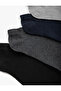 Set of 4 Booties Socks Basic Cotton Blend - 3