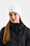 Women's White Thermal 100% Cotton Soft Beret Sultan Style Series (2 Different Looks in One) - 4