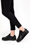 Choose 378 genuine leather stoned sneakers shoes black - 2