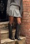 Drew Black Matte Pointed Toe Women's Heeled Dallas Boots - 3