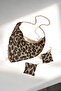 Shal Model Leopard Armor Metal Design Necklace Earring Set - 4