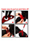 Cat Dog Air-Mesh Chest Collar and Travel Shipping Strap Set 2 in 1 Red - 6