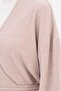 Mink-Double-Breasted Collar Pant Suit - 5