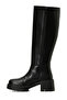 24K-509 4Pr Black Women's Heeled Boots - 3