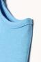 Blue-Zip Short Cardigan Sleeveless Dress Suit - 8