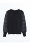 Lcwaikiki Crew Neck Lace Detailed Women's Knitwear Sweater (W4) - 5