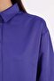 Purple-Front and Back Button Shirt Tunic - 6