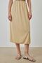 Mink Poplin Skirt - A-line Pleated - 6