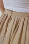 Mink Poplin Skirt - A-line Pleated - 5