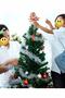 Christmas Pine Tree Ornament Tree Tinsel Garland Glitter Neck Ornament Shiny 2Mtx5Cm - 2