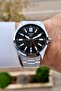 Dial Black Band Metallic Color Men's Wristwatch - 4